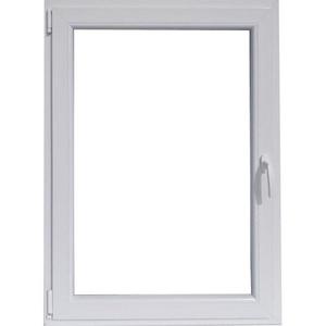 Okno levé 80x100cm bílá obraz