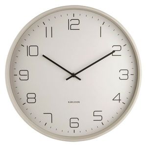 Karlsson 5751WG designové nástěnné hodiny, pr. 40 cm obraz