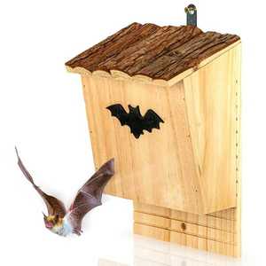 Blumfeldt Domeček pro netopýry, hnízdo, pomoc při přezimování, celoročně obyvatelný, piniové dřevo obraz