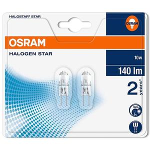 Halogenová žárovka OSRAM G4 12 V 10 W stmívatelná 2 ks obraz