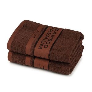 4Home Bamboo Premium ručník tmavě hnědá, 50 x 100 cm, sada 2 ks obraz