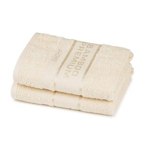 4Home Bamboo Premium ručník krémová, 50 x 100 cm, sada 2 ks obraz