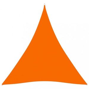 Stínící plachta trojúhelníková 4x4x4 m oxfordská látka Dekorhome Oranžová obraz