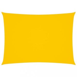 Stínící plachta obdélníková 2x4 m oxfordská látka Dekorhome Žlutá obraz