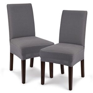 4Home Multielastický potah na židli Comfort šedá, 40 - 50 cm, sada 2 ks obraz