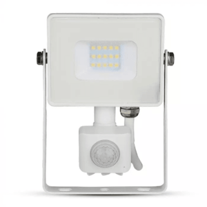 LED Solution Bílý LED reflektor 10W s pohybovým čidlem Premium Barva světla: Teplá bílá 433 obraz