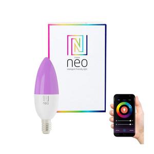 NEO SMART LED E14 6W RGB+CCT+CCT barevná a bílá, stmívatelná, WiFi 07716L obraz