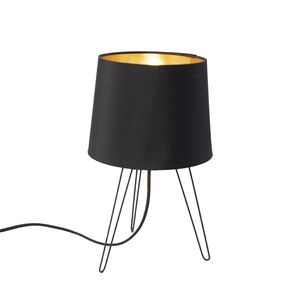 Moderní stolní lampa černá - Lofty obraz