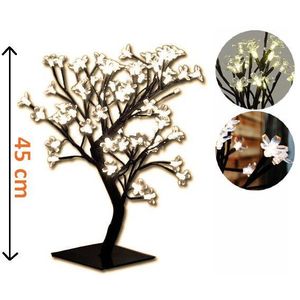 Nexos 1129 Dekorativní LED osvětlení - strom s květy, teple bílé obraz