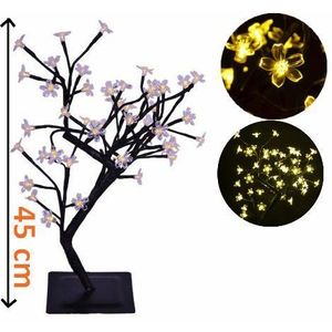 Nexos 5978 Dekorativní LED osvětlení - strom s kvítky, teple bílé obraz