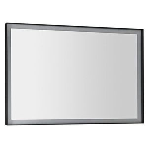 SAPHO SORT zrcadlo s LED osvětlením 100x70cm, černá mat ST100 obraz