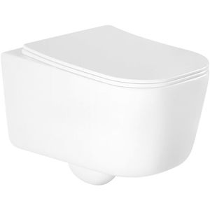MEXEN Stella Závěsná WC mísa bez sedátka, bílá 3368XX00 obraz