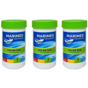 Marimex | Marimex Chlor Šok 0, 9 kg - sada 3 ks | 19900133Marimex Marimex Chlor Šok 0, 9 kg - sada 3 ks - 19900133 obraz