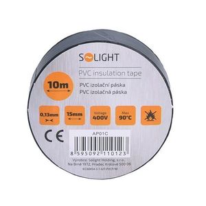 Solight Izolační páska 15mm x 0, 13mm x 10m, černá AP01C obraz