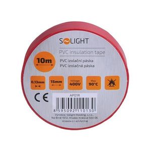 Solight Izolační páska 15mm x 0, 13mm x 10m, červená AP01R obraz