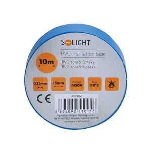 Solight Izolační páska 15mm x 0, 13mm x 10m, modrá AP01M obraz