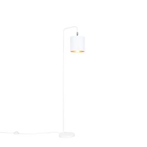 Moderní stojací lampa bílá - Lofty obraz