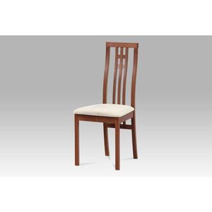 Dřevěná židle JARED, třešeň/potah krémový obraz