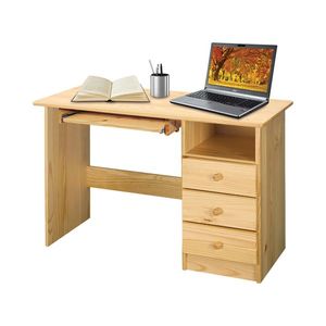 Dřevěný psací stůl TRINITY typ 1, masiv borovice obraz