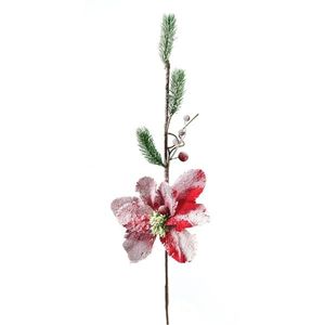 Dekorační květina Zasněžená magnolie, 60 cm obraz