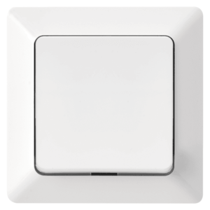 EMOS Bílý ovladač tlačítkový (zvonkový) zapínací 1/0 A6100.4 obraz