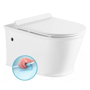 SAPHO GALIA závěsná WC mísa, Rimless, 37x55cm, bílá PC081 obraz