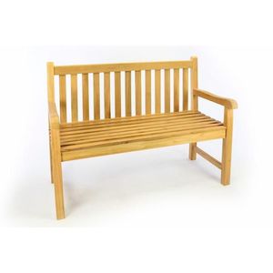 Divero 50386 Zahradní dřevěná lavice - neošetřené týkové dřevo - 120 cm obraz