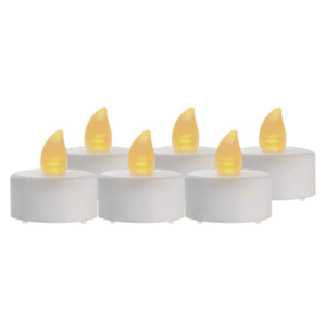 EMOS LED čajové svíčky bílé 6ks DCCV11 obraz
