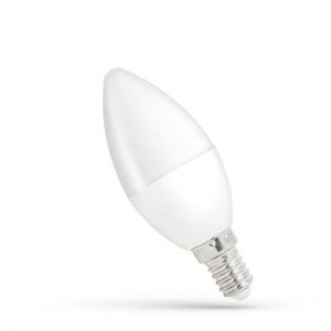 Spectrum LED LED žárovka SVÍČKA 8W E-14 teplá bílá obraz