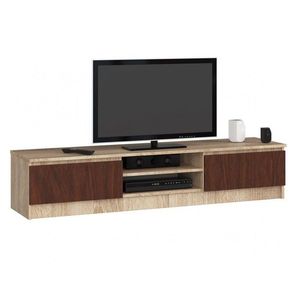 Ak furniture TV stolek Ronon 160 cm sonoma/venge obraz