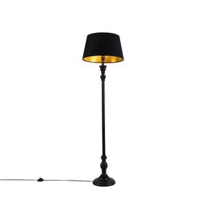 Klasická stojací lampa černá - Classico obraz