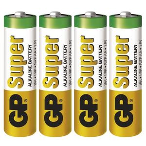 EMOS Alkalická baterie GP Super AA (LR6), 4ks B01214 obraz