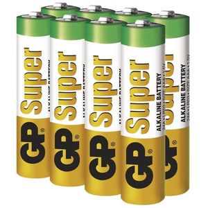 EMOS Alkalická baterie GP Super AAA (LR03), 8ks B01118 obraz