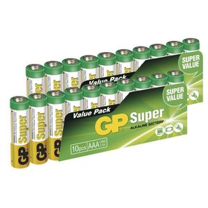 EMOS Alkalická baterie GP Super AAA (LR03), 20ks B0110L obraz