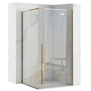 Sprchový kout Rea FARGO 80x100 cm zlatý obraz