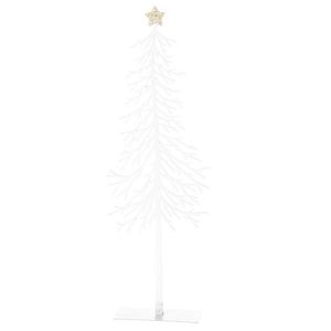 Vánoční kovová dekorace Tree with star, 8 x 25 x 3, 5 cm obraz