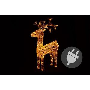 Nexos 5951 Vánoční LED dekorace - sob - 100cm, teple bílá obraz