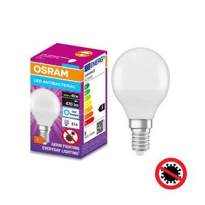 Osram LED Antibakteriální žárovka P40 E14/4, 9W/230V 6500K - Osram obraz