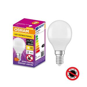 Osram LED Antibakteriální žárovka P40 E14/4, 9W/230V 2700K - Osram obraz