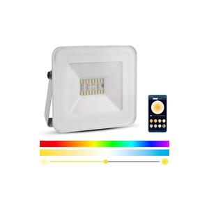 LED Chytrý stmívatelný RGB reflektor LED/20W/230V IP65 bílá obraz