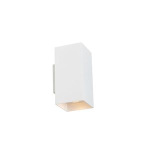 Designová nástěnná lampa bílý čtverec - Sab obraz
