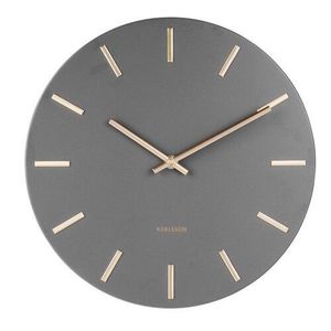 Karlsson 5821GY Designové nástěnné hodiny pr. 30 cm obraz