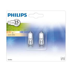 Philips SADA 2x Průmyslová žárovka Philips ECOHALO G9/18W/230V 2800K obraz