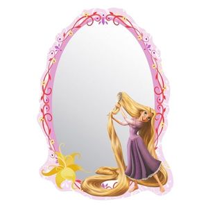 AG Art Samolepicí dětské zrcadlo Rapunzel Princezna Locika, 15 x 21, 5 cm obraz
