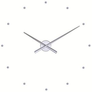 Nomon OJ nástěnné hodiny, stříbrná, pr. 50 cm obraz