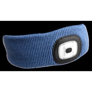 Sixtol Čelenka s čelovkou 45 lm, USB, uni, modrá obraz