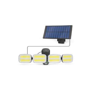 LED Solární reflektor se senzorem 4xLED/2, 5W/6V IP65 + dálkové ovládání obraz