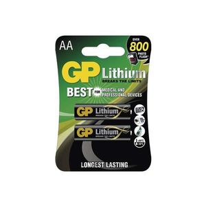 2 ks Lithiová baterie AA GP LITHIUM 1, 5V obraz