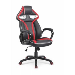 HALMAR Kancelářská židle Ninor černá/červená obraz