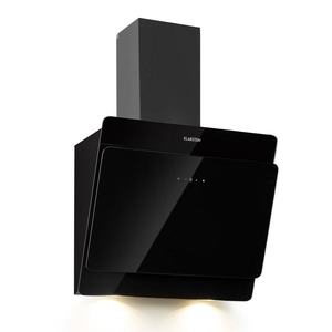 Klarstein Aurica 60, digestoř, 60 cm, nástěnná, 610 m³/h, LED, dotykové ovládání, sklo, černá obraz
